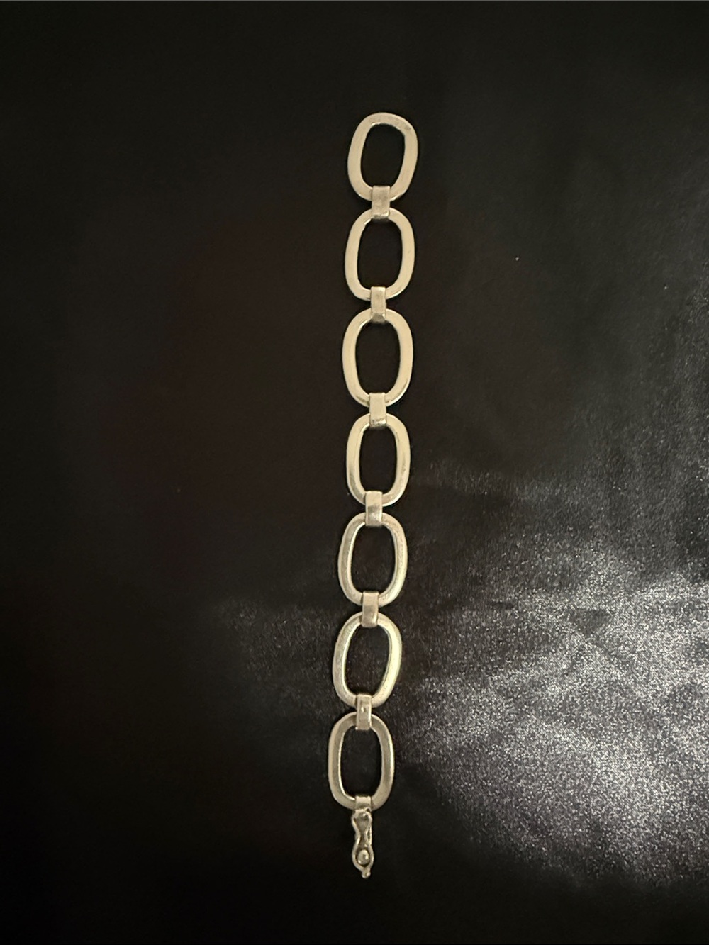 Vintage Ultra-Premium 950 Sterling Silver Chunky Modernist Link Bracelet